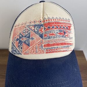Billabong Trucker Snapback Hat Mesh Foam Vintage Blue Southwest Beach Surf Sun